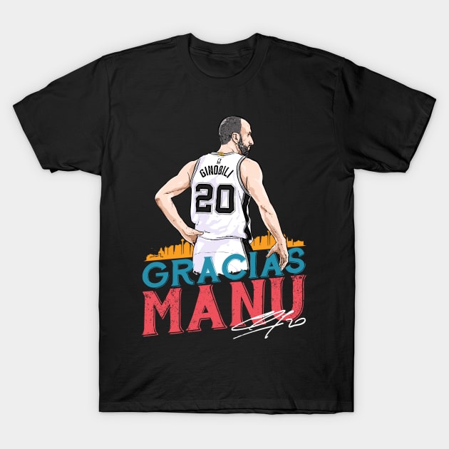 Gracias Manu T-Shirt by lockdownmnl09